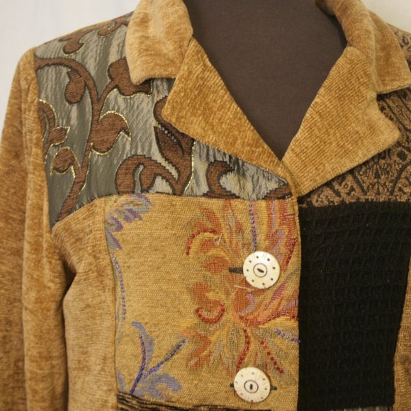 Patchwork Sweater-Jacket - Picture 2 of 5